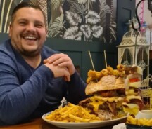 Tipsy Teapot's Beat the Meat Burger Challenge