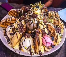 Coco Gelato "Roman Empire" Ice Cream Sundae Challenge
