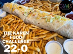 Craves' The Karen Burrito Challenge
