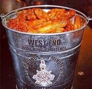 West End Tavern's Wing King 50 Wings Challenge