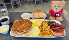 Wisconsin Cafe Big Porker Breakfast Challenge Newton WI