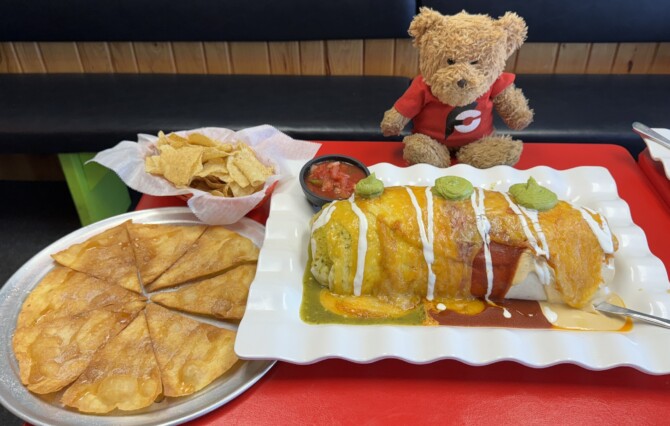 Esther's El Jefe Mexican Wet Burrito Challenge Drummond Island Michigan