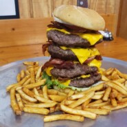Back Forty's Widow Maker Burger Challenge