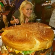 Clinton Station Diner's "8th Wonder" Burger Challenge