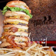 Brew Brothers' "Gregg's" Burger Challenge
