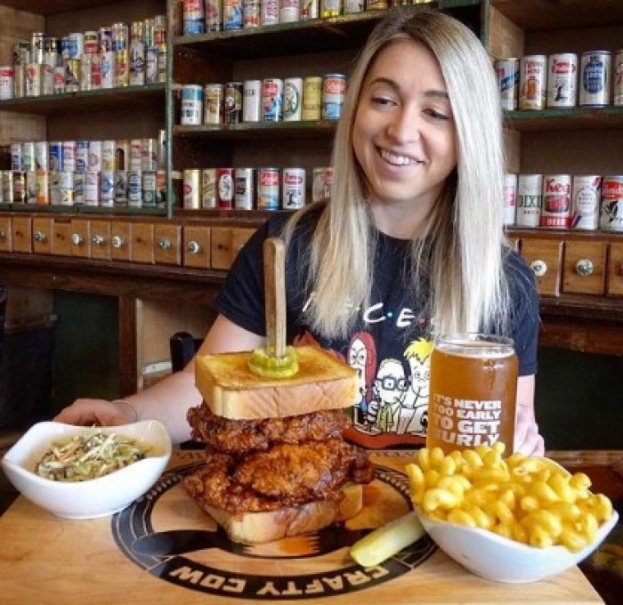 Crafty Cow's "Heat & Repeat" Spicy Chicken Sandwich Challenge