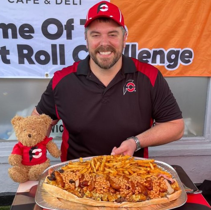 Pip's Cafe's Irish Breakfast Roll Challenge