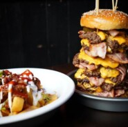 Burgers, Wings, and Ribs's "Man VS Meat" Burger Challenge