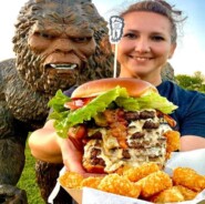 Captain Corner's "Bigfoot" Burger Challenge