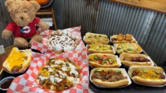 Porgie's Chow Wagon Loaded Hot Dog Challenge McDaniels Kentucky