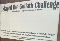 Candles, Clothes, and Beyond's "Goliath" Burger Challenge