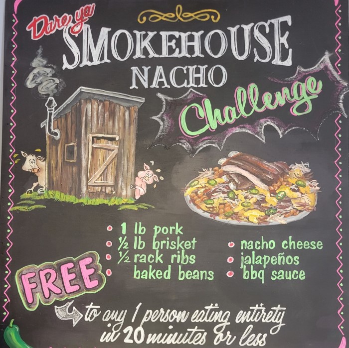 Traveler's BBQ "Smokehouse" Nacho Challenge Rules