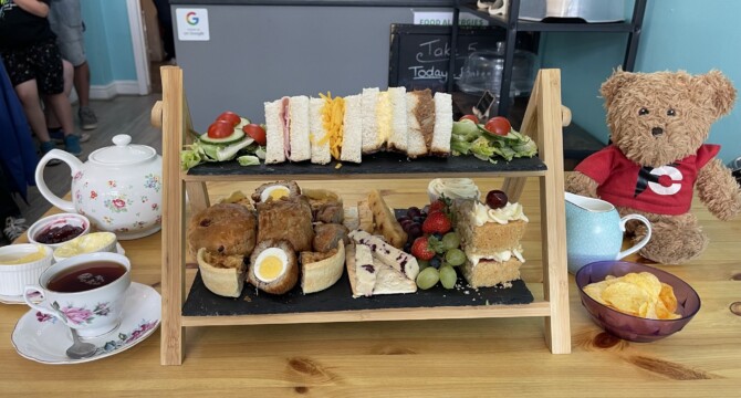 Take 5 Tea Room's British Afternoon Tea Mega Mix Challenge Lincoln England