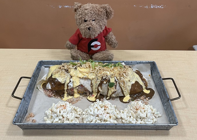 Aina Grill Hawaiian Loco Moco Burrito Challenge