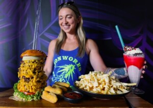 Cali Burgers Sydney Challenge Katina Eats Kilos