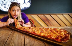 George's Pizza Slice Challenge Katina Eats Kilos