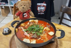 Lisa's Lunch Bar Giant Malaysian Laksa Noodles Soup Challenge Darwin NT Australia