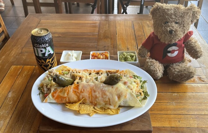 Holy Guacamole's 1kg Spicy El Diablo Mexican Burrito Challenge Legian Bali Indonesia