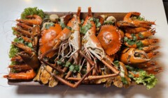 Shrimp Prawn Seafood's Thai Seafood Vermicelli Zermatt Platter Challenge Singapore