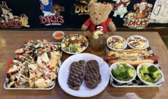 Dick's Last Resort Big Meat Steak Platter Challenge Gatlinburg Tennessee