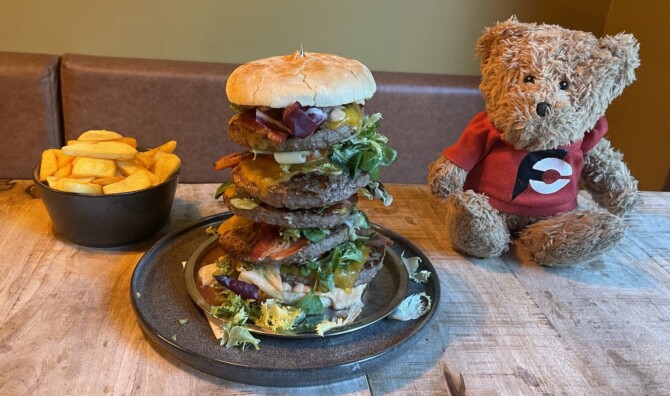 Godzilla Burger Challenge Fries
