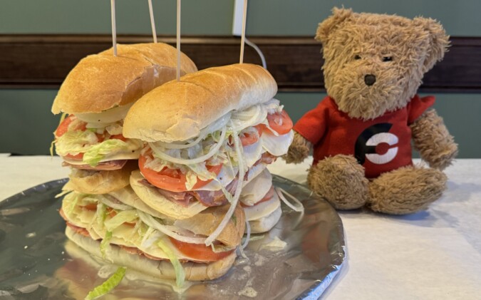 Caliendo's 2Ft Long Bada Bing Italian Sub Sandwich Challenge Winfield Illinois