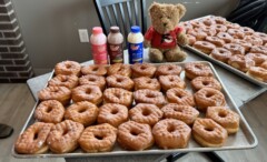 Glazed Donut Eatery Dirty Thirty 30 Donuts Eating Challenge Xenia Ohio