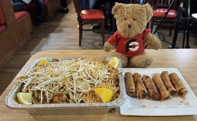 Reuan Thai Restaurant's Pad Thai Egg Rolls Challenge Osseo MN