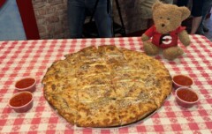 Big Dog's Pizza 18 Inch Stuffed Calzone Pizza Challenge West Chester Ohio