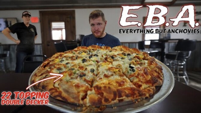 Eubank Pizza Double Decker Challenge Eli Lessig Kentucky