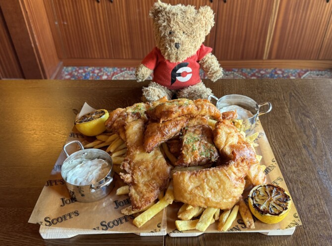 John Scott's Arkadia Fish and Chips Challenge Helsinki Finland