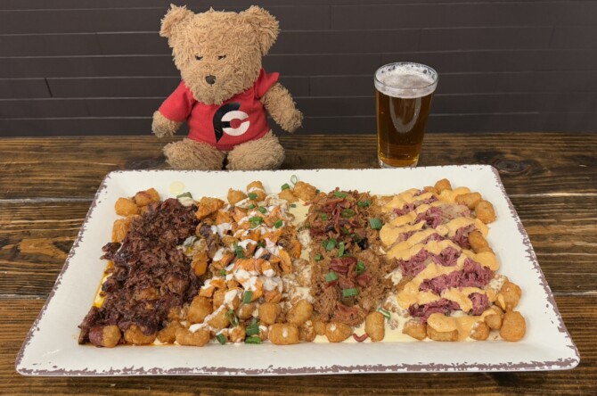 Oink Inc Smokehouse Tater Tot Nachos Totcho Food Challenge Jasper Indiana