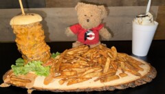 Burly Burger 10 Patty Birgham Cheeseburger Challenge Ogden Utah