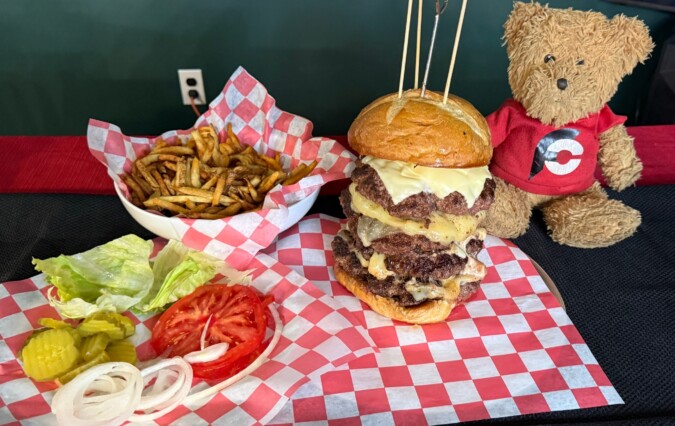 Thacker's Mini Pub 4lb Quadruple Cheeseburger Challenge Gerald Missouri