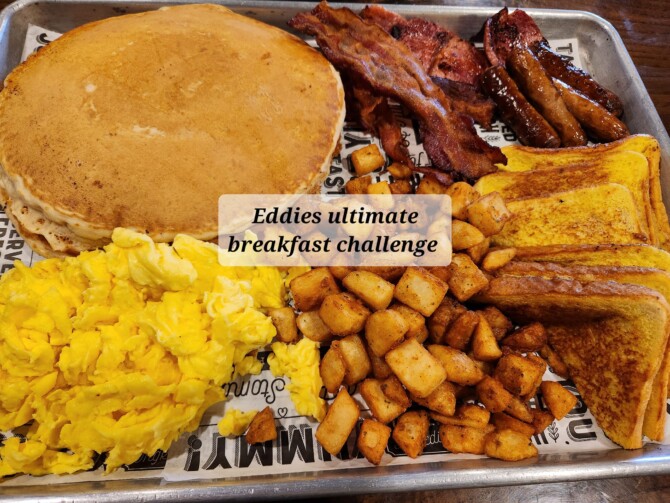 Second Chance Diner Eddies Ultimate Breakfast Challenge