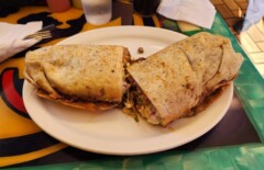 Las Brisas Plymouth's "De Panza Grande" Burrito Challenge
