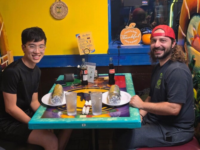 Las Brisas Plymouth's "De Panza Grande" Burrito Challenge Wisconsin
