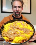 Tom's #1 World Famous Chili Burgers's "Epic Chili Fries" Loaded Fries Challenge Freak Eating