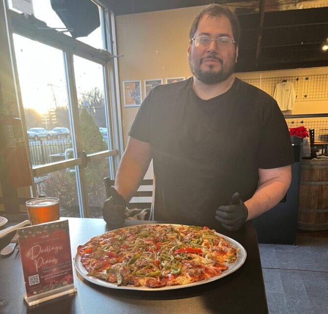 Thomas Hooker Brewery's "Big Hooker" Pizza Challenge Winner