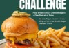 Brown's Diner's Four "1927" Cheeseburgers Challenge
