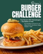 Brown's Diner's Four "1927" Cheeseburgers Challenge