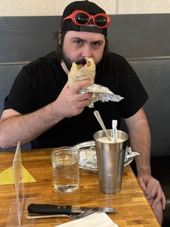 Bull City Solera's "Burgerrito and Milkshake" Burrito Challenge Durham