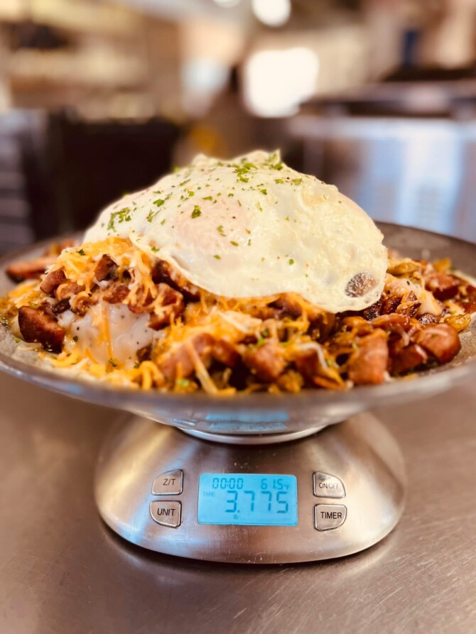 Vine + Dine's "14er" Breakfast Food Challenge