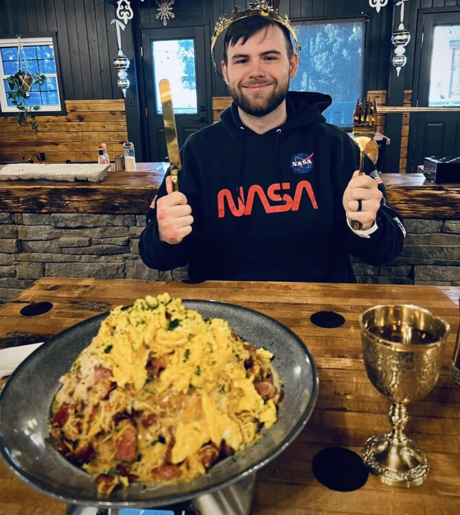 Vine + Dine's "14er" Breakfast Food Challenge