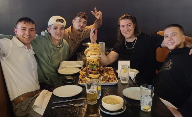 Plymouth G Pub's "Fame or Shame" Burger Challenge