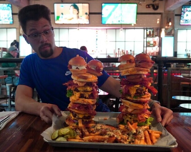 Plymouth G Pub's "Fame or Shame" Burger Challenge BasketlockerBall