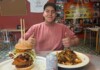 Double R Pizza's "Farm" Burger Challenge