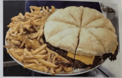 Huckleberry's "Gut Buster" Burger Challenge