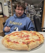 Ellsworth Indoor Golf and Grill's 16'' Stuffed Pizza Challenge
