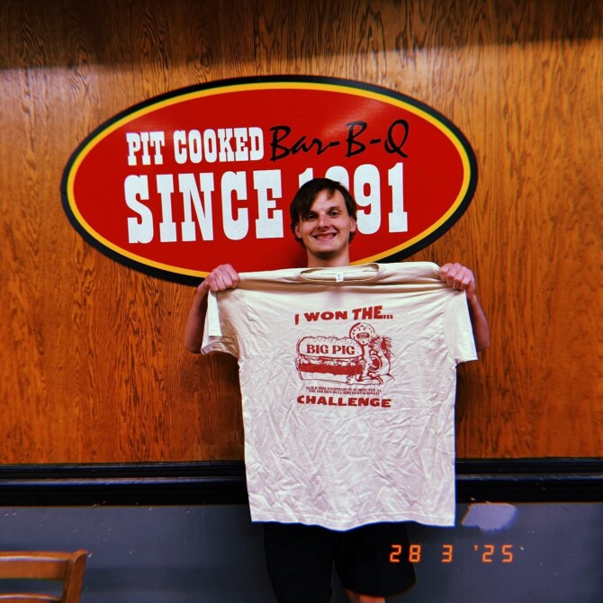 Golden Rule BBQ & Grill's "Big Pig" BBQ Sandwich Challenge